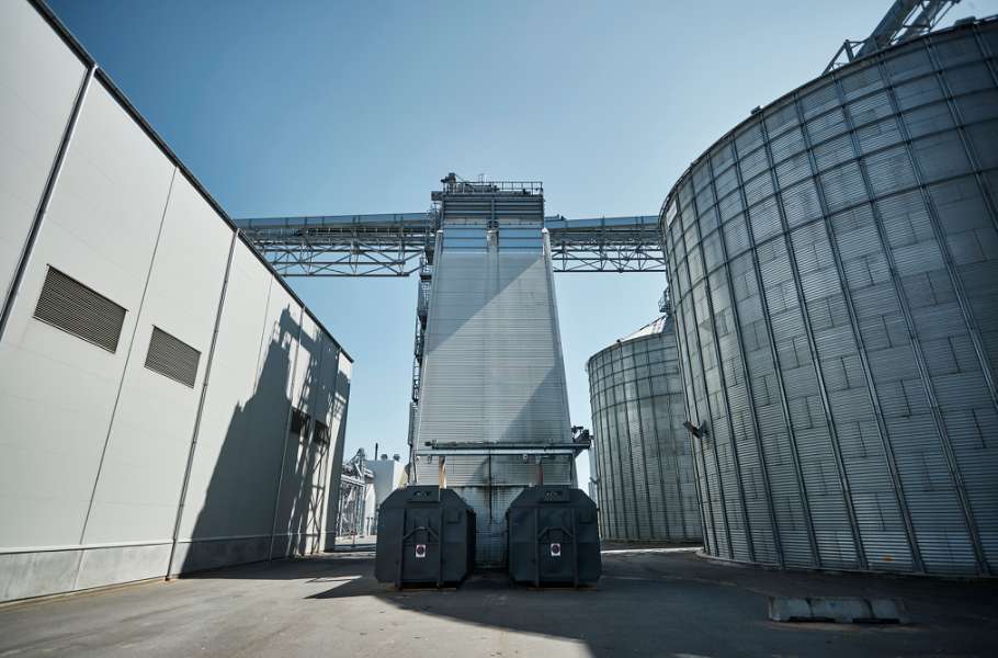 Huge “tumble drier” at Vordingborg Port, Vesthavnen 5, 4760 Vordingborg